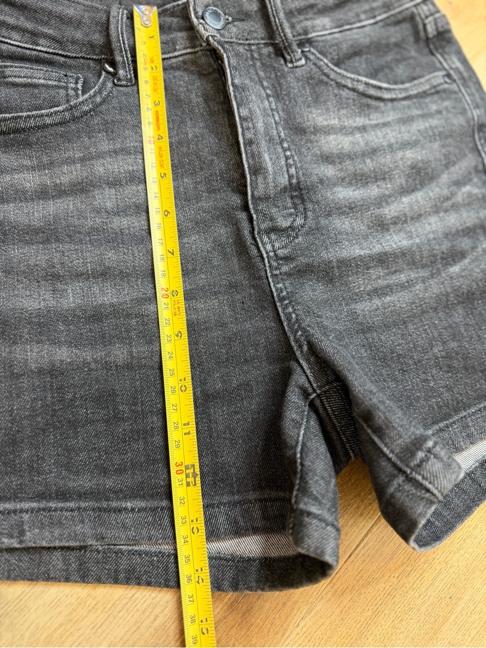 Judy Blue Tummy Control Shorts In Washed Black Size Small Style JB150247 - Picture 11 of 13